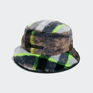 IVY PARK Fuzzy Checkered Bucket Hat